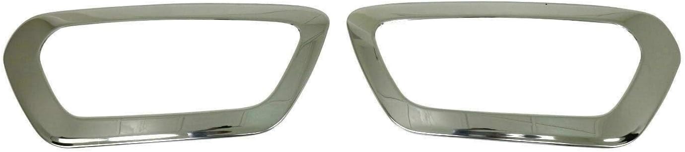 OMAC Fog Light Lamp Bezel Cover for Ford Transit 2021-2026 Stainless Steel 2 Pcs