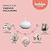 Bolsius White Floating Candles 20 Count - 1.75 Inch, 5 Hour Long Lasting Candle Set Romantic Decoration for Special Night, Pool, Party, Wedding, Cylinder Vases for Centerpiece