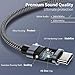 Aux Cable USB-C to 3.5mm Audio Cord Compatible with Samsung Galaxy A56 5G/A36 5G/A26 5G, Car Stereo Aux-in Adapter Speaker Jack Wire Braided Type-C