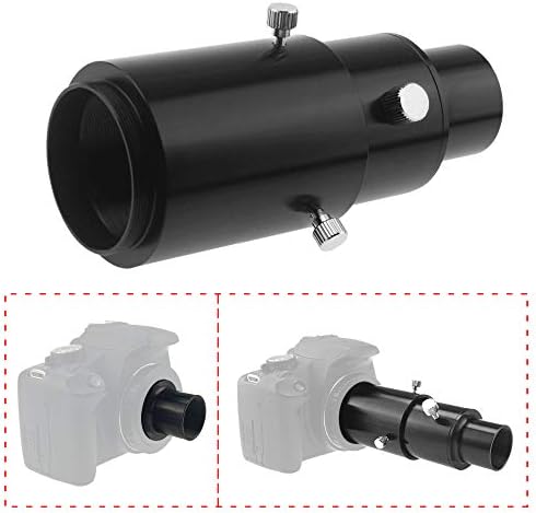 Astromania 1.25" Extendable Camera Adapter - for Either Prime-Focus Or Eyepiece-Projection Astrophotography with Refractors or Reflector Telescopes - Threaded for Standard 1.25inch Astronomy Filters