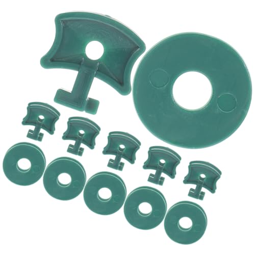 WEKADRIN Gewächshausclip mit Unterlegscheibe 50 Satz Kunststoffklammern für Pflanzenbefestigung Isolierend und Beschattend Kompatibel für Gewächshaus Blumenhänger und Beschattungsfolien