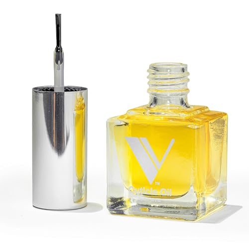 V Beauty Pure Cuticle Oil for Nails - Natural Nail and Cuticle Oil, Softens, Moisturizer, and Conditions, Products for Manicure and Pedicure, Non-Greasy, Promotes Flexibility, Tangerine - 15ml