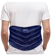 REVIX Microwavable Heating Pad for Back Pain Relief, Extra Large Microwave Heating Wrap for Waist...