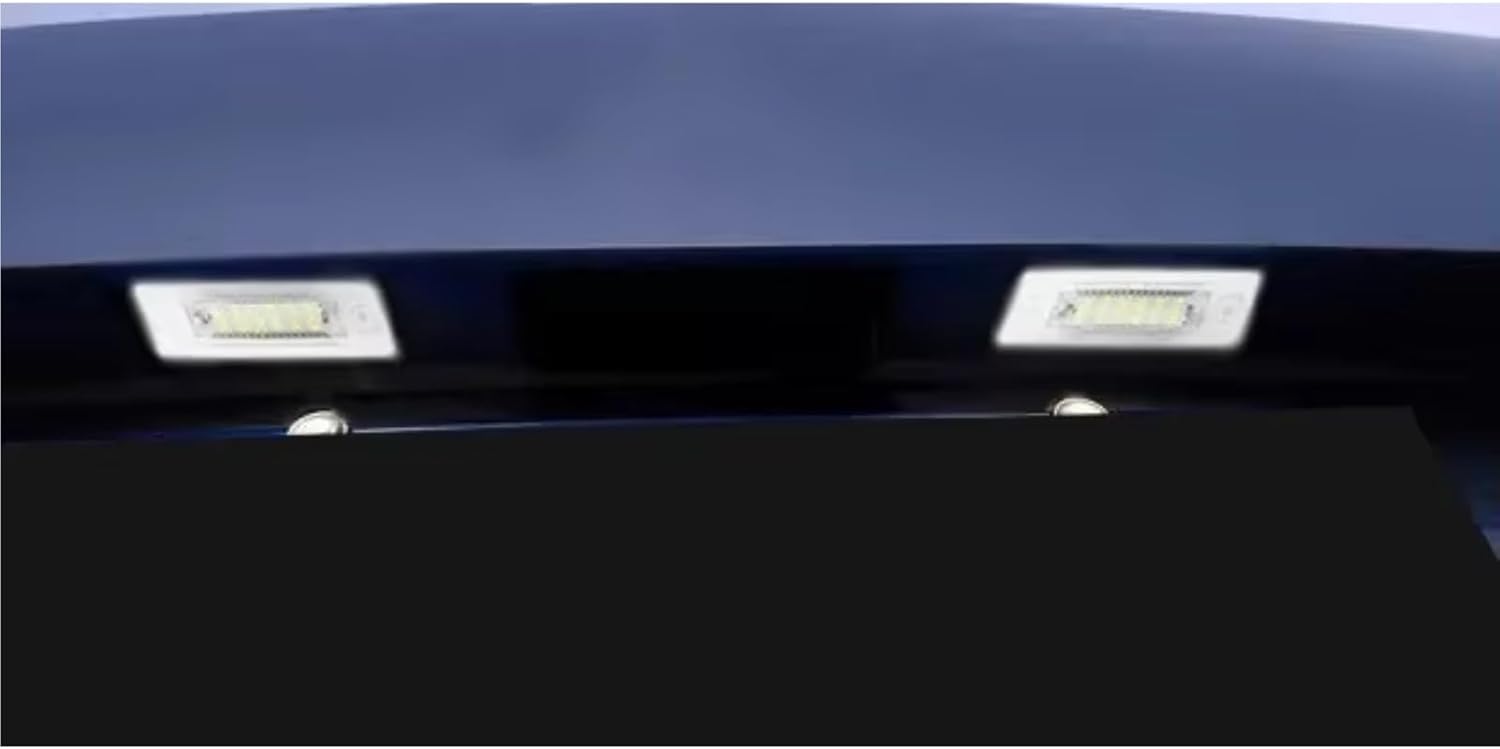 License Plate Light Kit Compatible With VW For T5 For Transporter 2003 2004 2005 2006 2007 2008 2009 Automotive License Number Plate Lights Rear License Plate Lamps