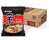 Nongshim 辛ラーメンシリーズ オリジナル/キムチ/ブラック/乾麺/焼きそば (20個ケース品, ブラック)