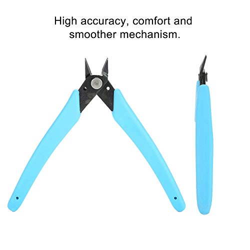 Rhinestone Remover, Salon Grade For Decoration Remover, Nail Art Decorations Picker Diy Decoration Tool, Professional Stainless Steel Nipper Nail Cutter Scissors Manicure Accessory, Blue #TOP5