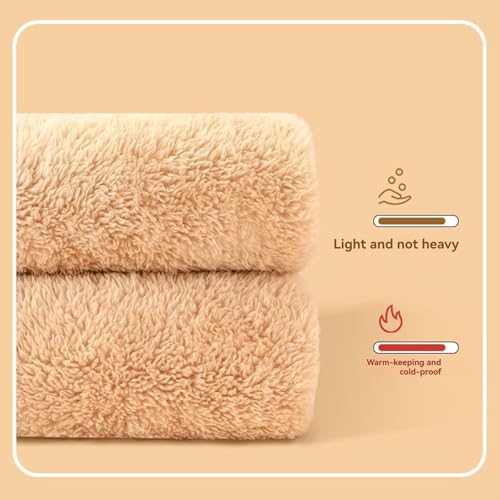 Unisex Boys Girls Fleece Hoodie Jacket Sherpa Lined Zip Up Hooded Sweatshirt Kids Winter Warm Outerwear Clothes4