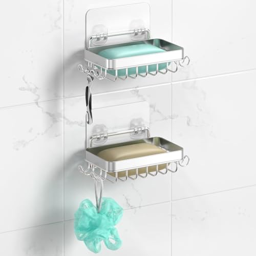 HAMITOR Wall-Mounted Soap Dish Holder