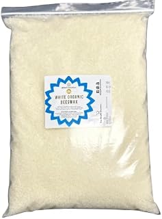 White Beeswax Pellets 10 LBS Bulk for Candles in, Lip Balm, Soap Making Supplies, Cosmetic Grade