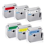 Application toutes saisons : compatible avec les rubans d'étiquettes Brother P Touch M, imperméable et résistant à la haute température, à l'abrasion, à l'huile, etc.