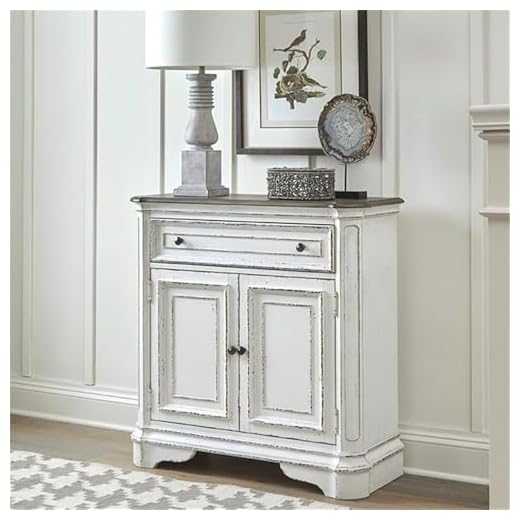 Magnolia Manor Accent Cabinet in Antique White