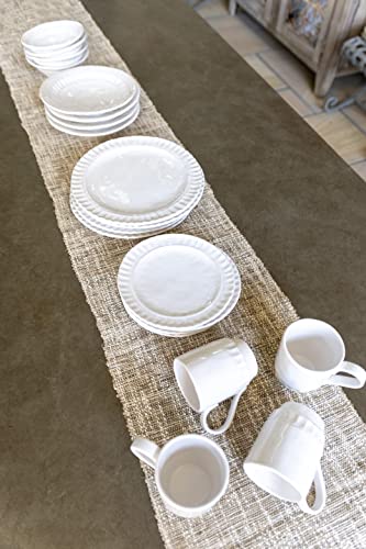 Vietri Pietra Serena Collection Italian Dinnerware Sets (4 Piece Place Setting) #TOP4