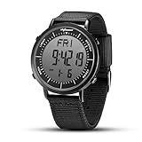 Digital Watches, shifenmei Digital Sports Watch Daily Alarm Hourly Chime Stopwatch 12/24H Date EL Backlight Military Outdoor Waterproof Multifunction Large Face Watches for Men Women (P-Black)