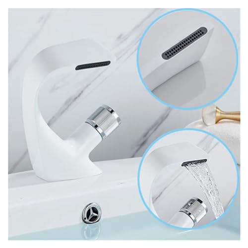 Grifo de lavabo mezclador sobre encimera con control monomando suave 5