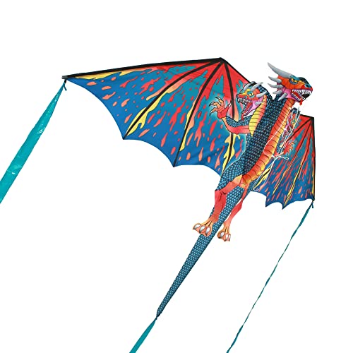 Windnsun Supersized Three-Headed Dragon 3D Nylon Kite, 76 Inches Wide #TOP2