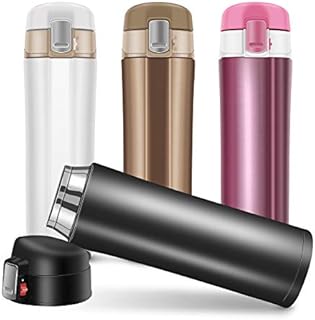 Insulated Water Bottle, Stainless Steel Insulated Water Bottle, Flask for Hot and Cold Drinks, Travel Coffee Mug, Sports Water Bottle, Drinks Cup(Black)