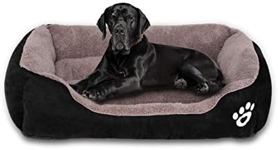 GoFirst Dog Beds for Large Dogs, Washable Large Pet Dog Bed Sofa Firm Breathable Soft Couch Orthopedic Dog Bed for Giant Jumbo Large Medium Small Puppy Cat Cozy Sleeping, Waterproof Non-Slip Bottom