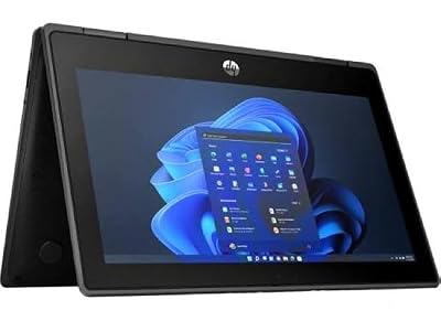 HP Pro x360 Fortis 11 G9-11.6-inch 2-in-1 Touchscreen Laptop - Intel Celeron N4500, 4GB RAM, 128GB SSD, Windows 11 Pro (Renewed)