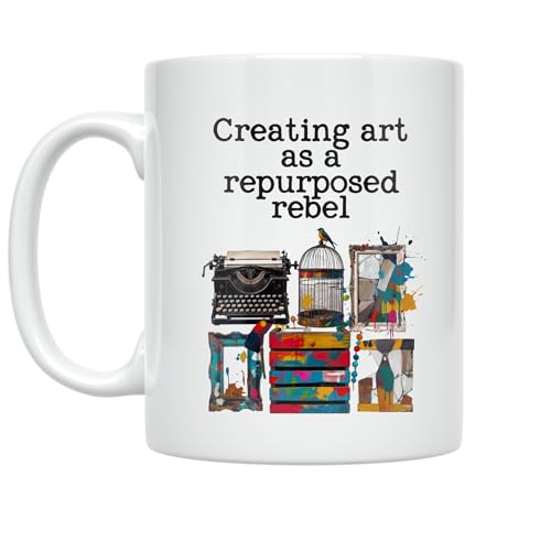 Art Enthusiast Coffee Mug - Creating Art as a Repurposed