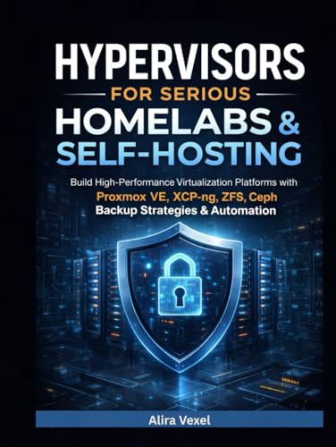 Hypervisors for Serious Homelabs & Self-Hosting: Build High-Performance Virtualization Platforms with Proxmox VE, XCP-ng, ZFS, Ceph, Backup Strategies & Automation