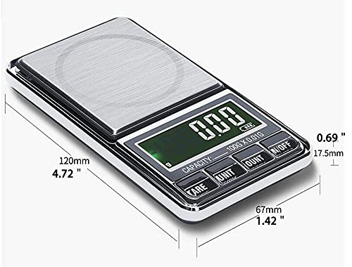 Báscula Digital Mini de Bolsillo para Joyería Acero Inoxidable miniatura 2