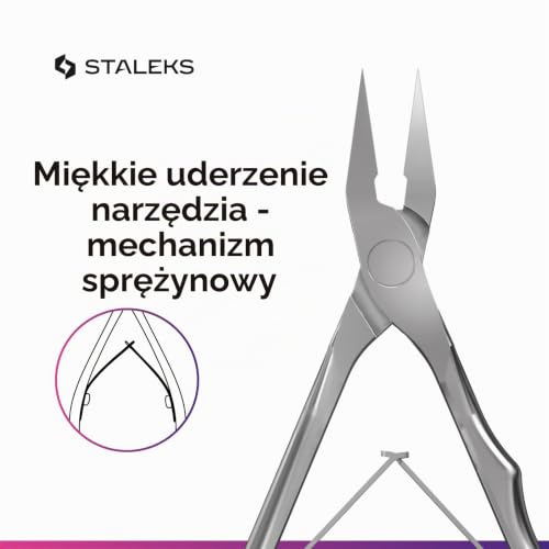 Szczypce do skórek NE-61-16 (długość ostrza 16 mm) STALEKS