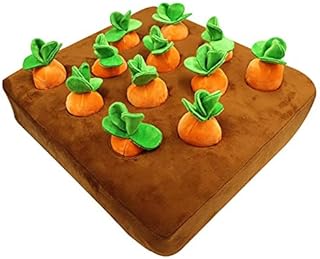 Dog Carrot Plush Toy, Vegetable Chew Toy, Plucking Radish Plush Toys, Soft and Comfortable, Non-Slip Bottom, Dog Plush Toy Chew Toys