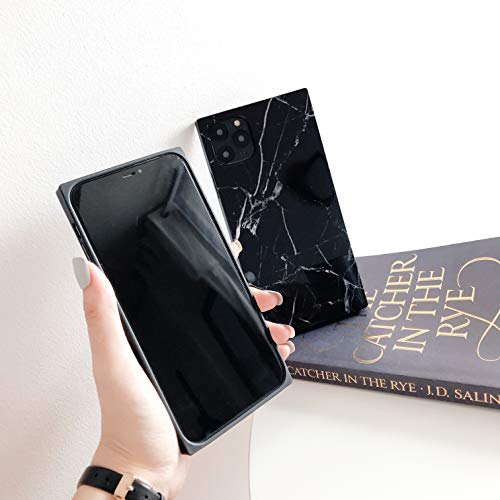 Cocomii Square Iphone 14 Pro Max Case - Square Marble - Slim - Lightweight - Glossy - Soft Tpu Silicone - Minimalist Luxury Aesthetic Cover Compatible With Apple Iphone 14 Pro Max (Black) #TOP3