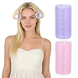 Outanaya Rulos Cabello Núcleo de Aluminio, Juego de 2 Piezas, Rizadores Voluminosos para Niñas y Mujeres, Rodillos Térmicos para Estilo Coreano y Peinados Casuales