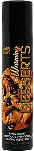 Wet Lubes Wet Warming Desserts Baked Gooey Chocolate Chip Cookie 1.0 Fl. Oz/30ml