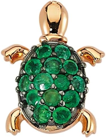 59. Turtle Rose Gold Earring