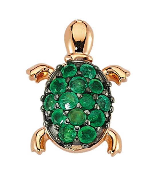 Turtle 14k Rose Gold Earring, KP13882