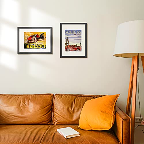 Upsimples 12X16 Picture Frame, Display Pictures 8.5X11 With Mat Or 12X16 Without Mat, Wall Hanging Photo Frame, Black, 1 Pack #TOP2