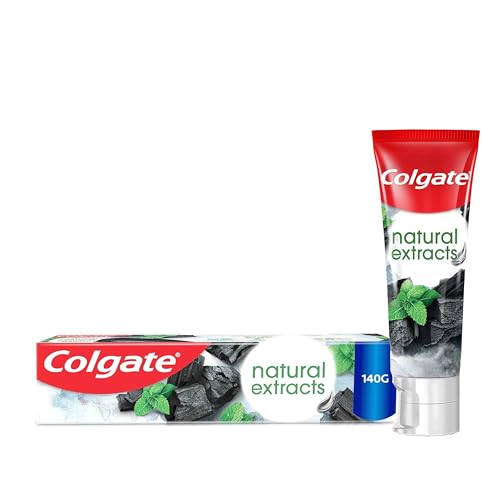 Colgate Creme Dental Vegano Natural Extracts Carvão e Menta, Dent...