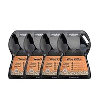 Rufus & Coco Wee Kitty Clumping Corn Cat Litter | Natural Flushable | Low Tracking Biodegradable Pellets | 16 kg (4 x 4kg bag)