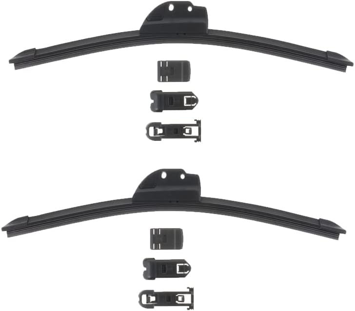 Replacement Front Windshield Wiper Blade Pack of 2 Mechanics Choice for 1987-1996 Dodge Dakota, Windshield Wiper Blade