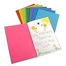 Hygloss Products Colorful Blank Books – Books for Journaling, Sketching, Writing & More – Great for Arts & Crafts - 10 Assorted Bright, Fun Colors - 5.5 x 8.5 Inches - 50 Pack