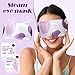 yesaior 120 Pcs Steam Eye Masks Disposable Bulk Self Heated Eye Masks for Sleep Spa Dry Eyes Home Office Travel Relief Stress Relaxation, 3 Styles