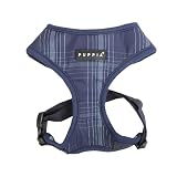Puppia PANA-AC129 Cyberspace Geschirr, M, blau