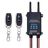 GUIRUIMOON Remote Control Switch DC12V Wireless Remote Switch,Waterproof Wireless Relay Switch 30A Relay with Bluetooth Control Switch 328Ft, for Garage Door, Motor, Water Pump.