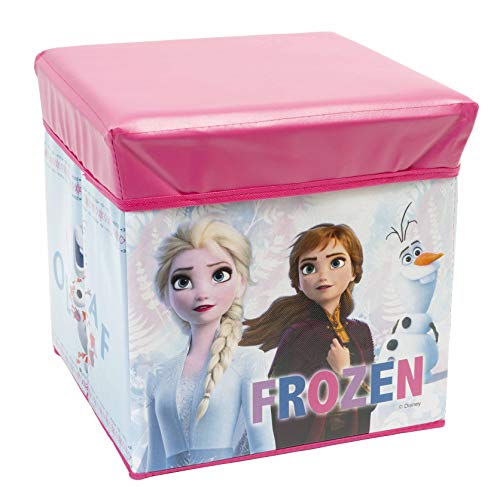 キャラクター 座れる 収納ボックス (小) 収納ケース 折りたたみ おもちゃ箱 (アナと雪の女王 アナ雪)