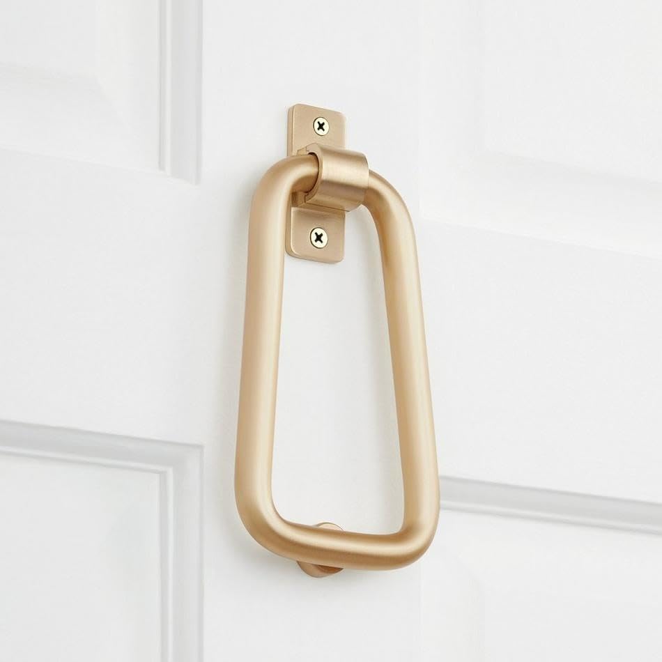 Signature Hardware 484154 5-3/4" X 3-1/2" Brass Door Knocker