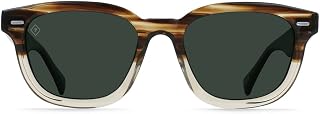 RAEN Ð Myles Ð Unisex Classic Square Sunglasses UV Protection - Marin/Green Polarized Lens (Size 50 MM)