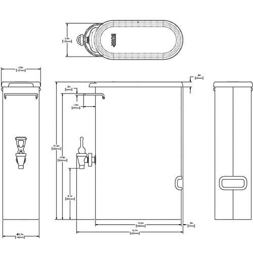 Bunn 39600.0001 3.5-Gallon Tea Urn #TOP1