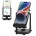 Seltureone Compatible for Pokemon GO Cellphone Pedometer Steps Counter Accessories, (Super Mute) (Support 2 Phones) Quick Steps Earning Device with USB Cable, Phone Holder- Black