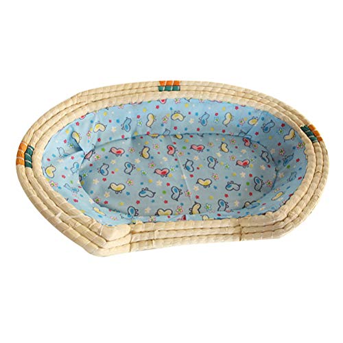 Kennel Mat Cama De Para Todas As Temporadas Cama De Entrançada De Palha Canil Pequeno Cama De De Tam