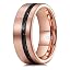 8mm Rose Gold Plated