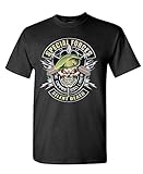 SPECIAL FORCES SILENT DEATH - de opresso Tee Shirt T-Shirt, XL, Black