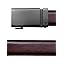 35mm Gun Metal Buckle & Burgundy Leather