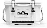 Vista 87 de Grizzly 20 Cooler Cofre de hielo de 20 cuartos de galón duradero con aislamiento rotomoldeado Fabricado en Estados Unidos Garantía de por vida